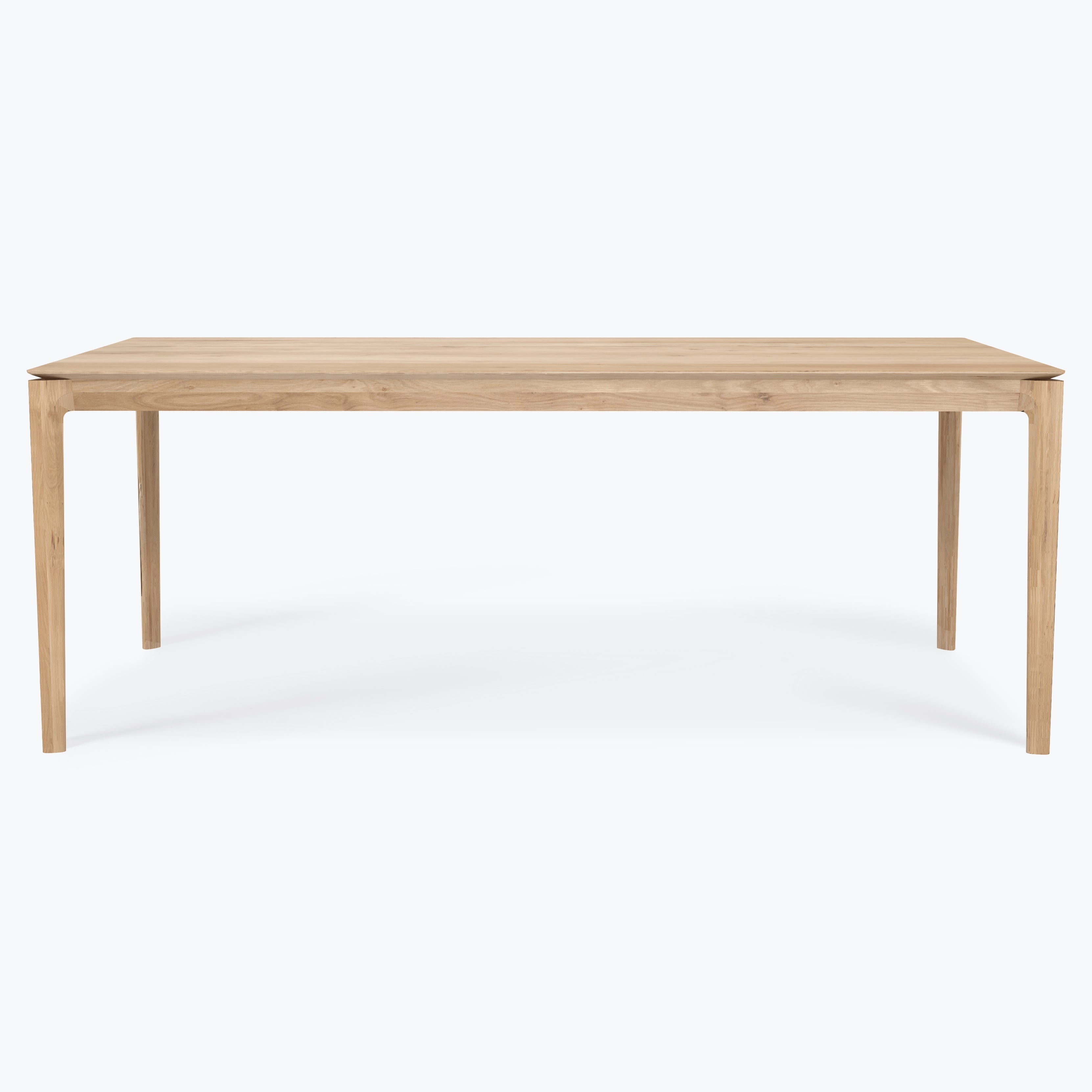 Table de repas Bok en chêne 200 x 95cm - Carré Lumière