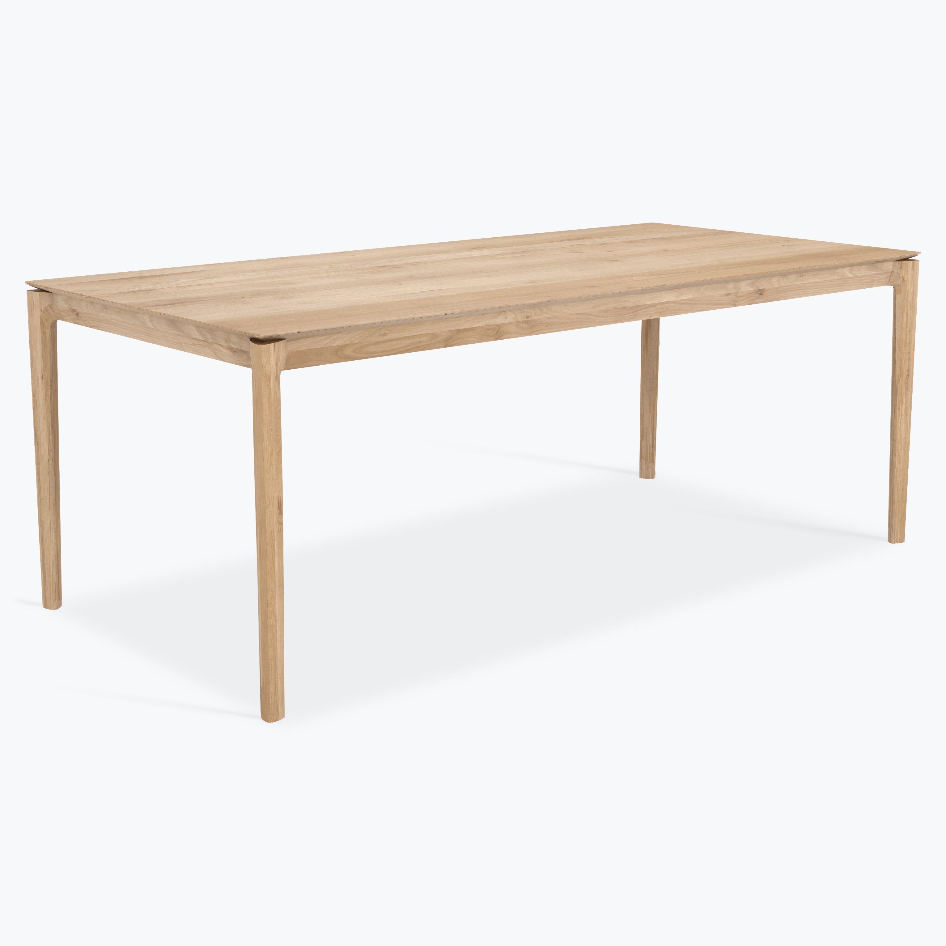 Table de repas Bok en chêne 200 x 95cm - Carré Lumière