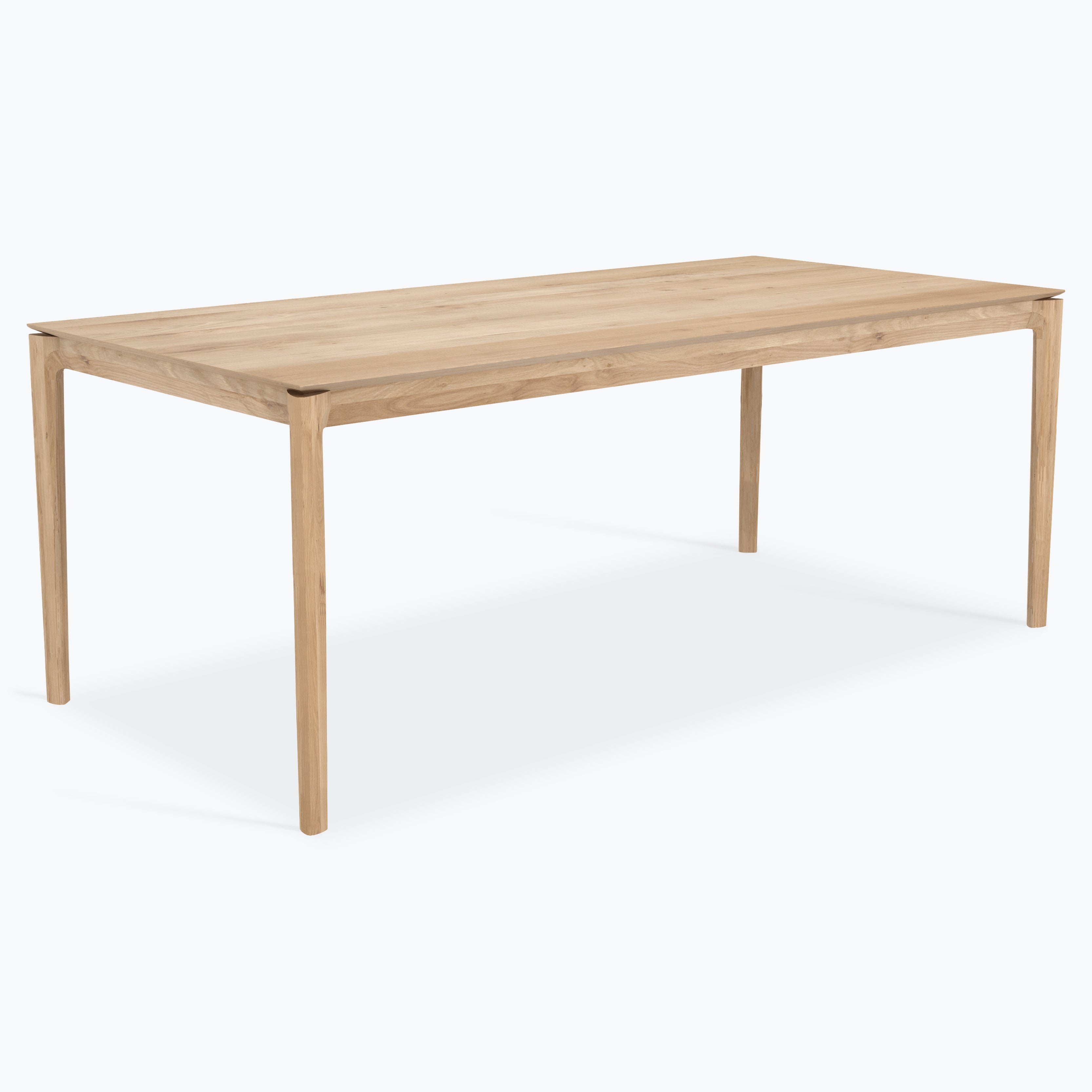 Table de repas Bok en chêne 220 x 95cm - Carré Lumière