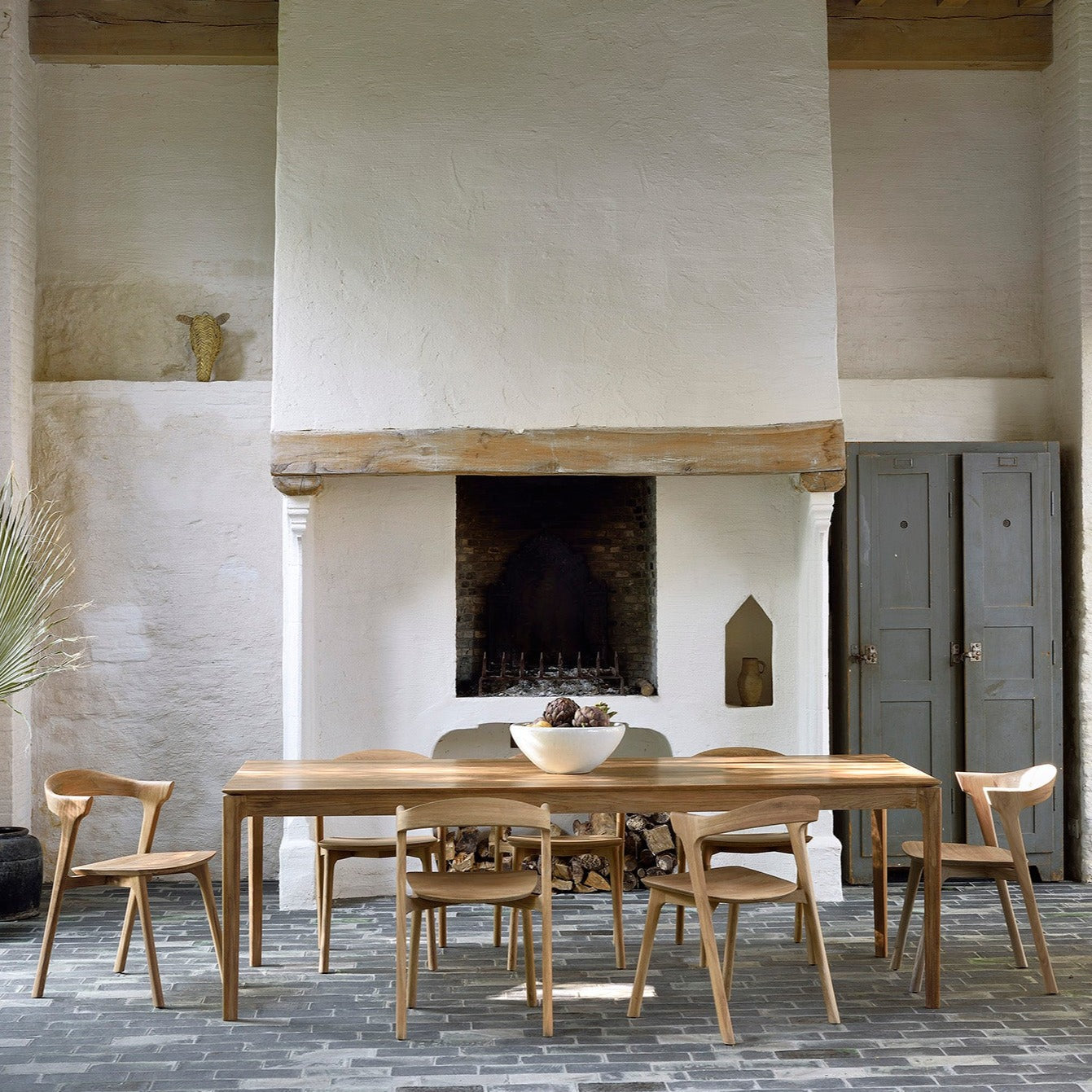 Table de repas Bok en Teck 200 x 95cm - Carré Lumière