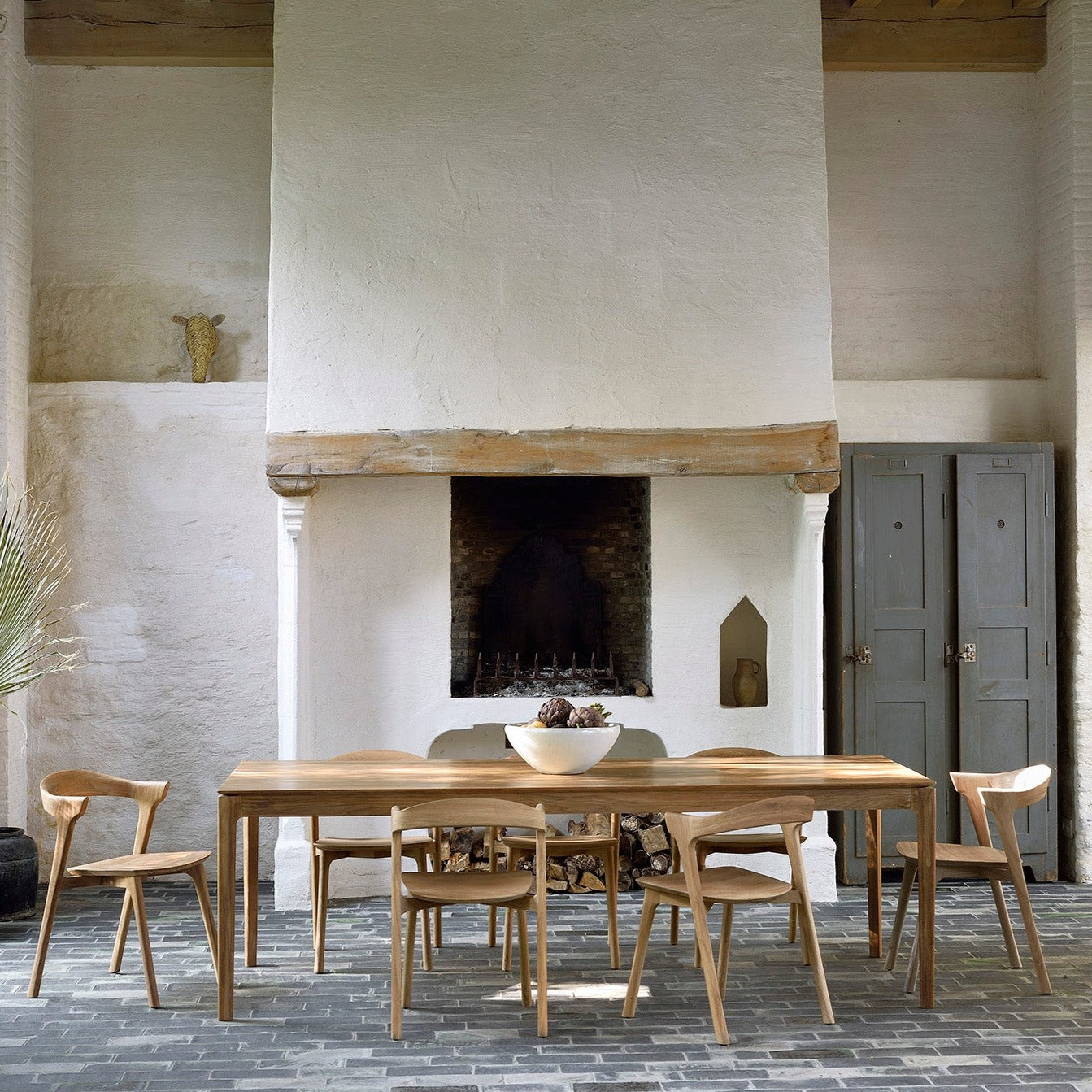 Table de repas Bok en Teck 220 x 95cm - Carré Lumière