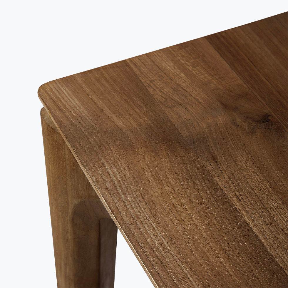 Table de repas Bok en Teck 240 x 100cm - Carré Lumière
