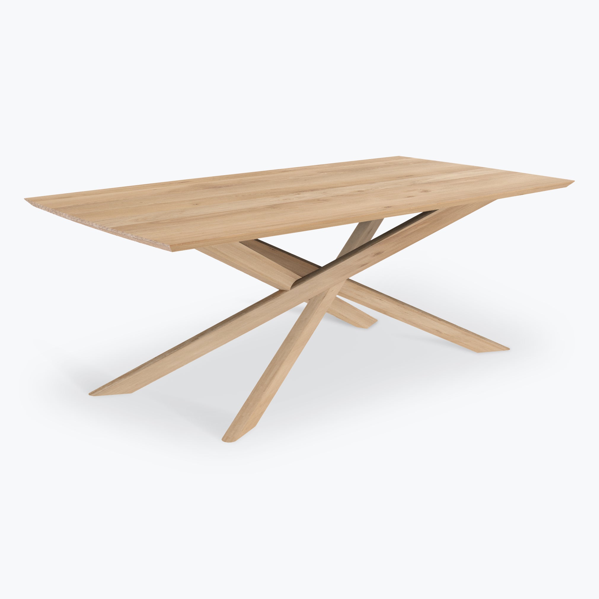 Table de repas Mikado rectangulaire en chêne 280cm - Carré Lumière
