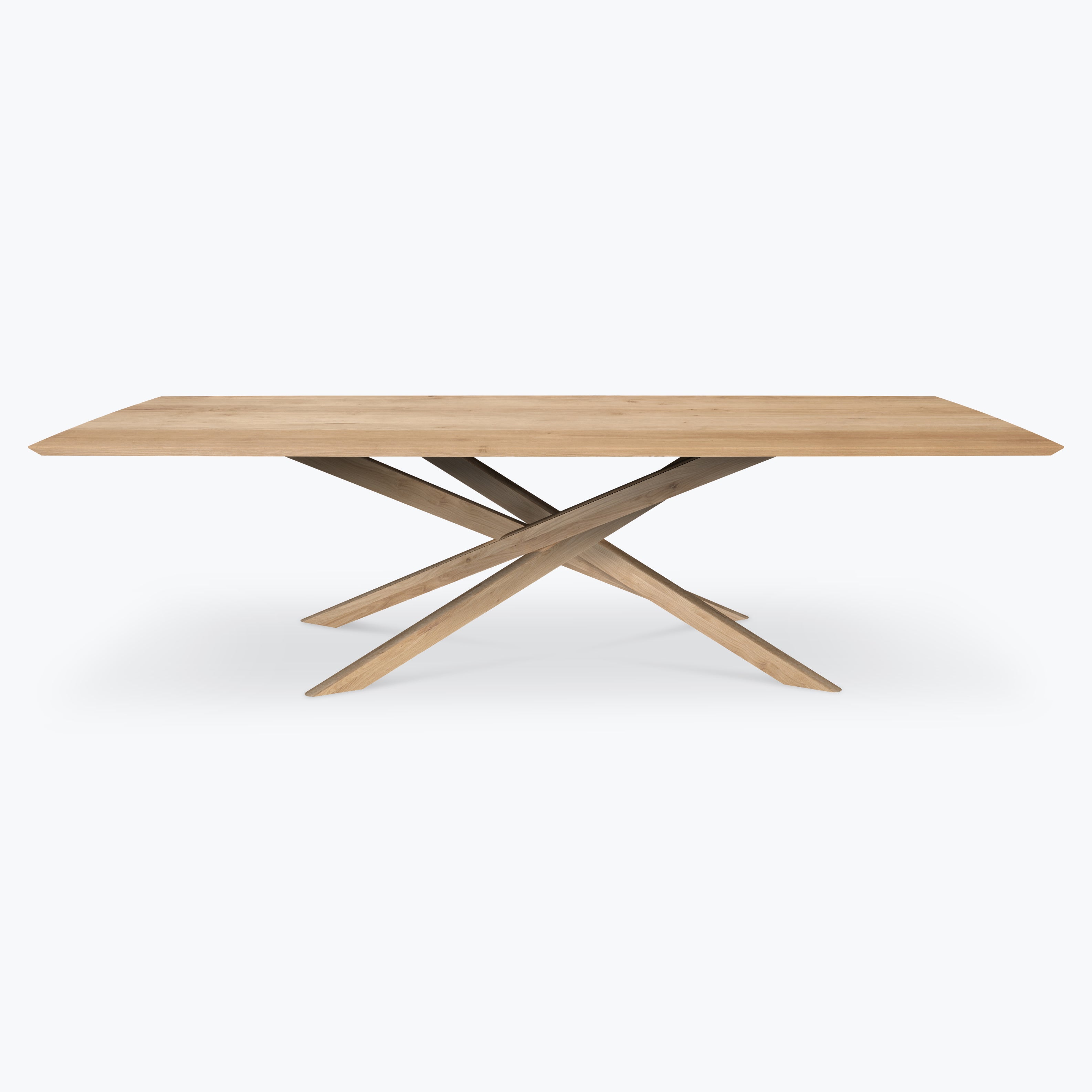 Table de repas Mikado rectangulaire en chêne 280cm - Carré Lumière