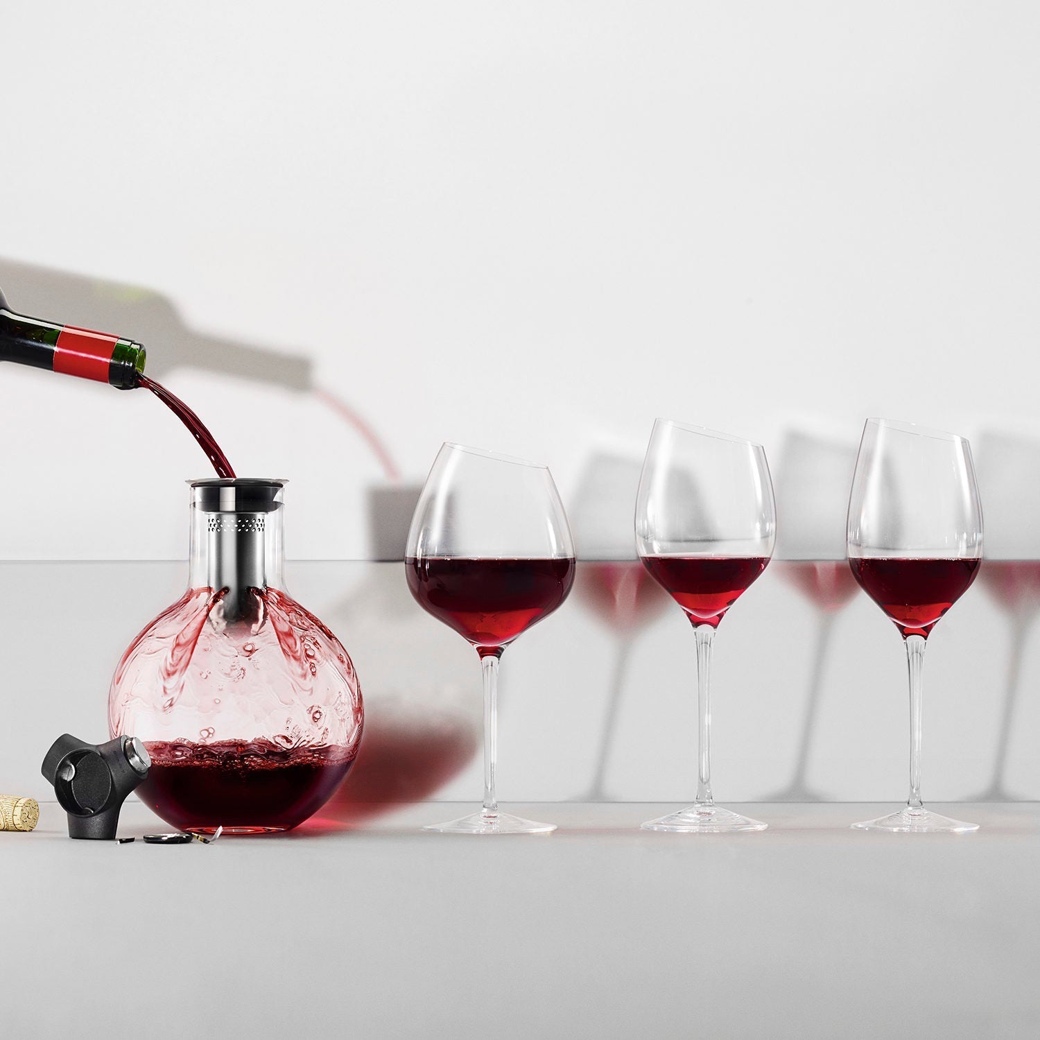 Verre à vin rouge bordeaux 39cl - Carré Lumière