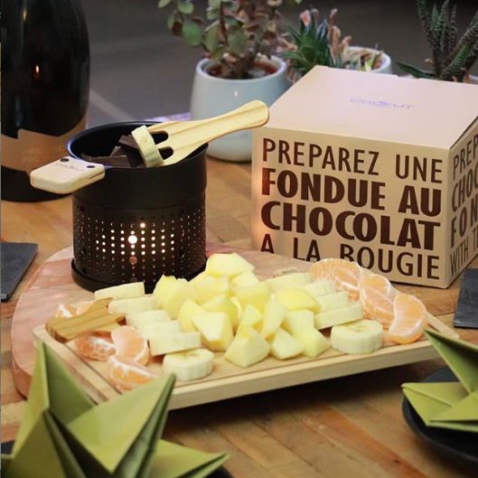 🍫 Bougie Fondue au Chocolat - Ambiance Gourmande et Réconfortante –