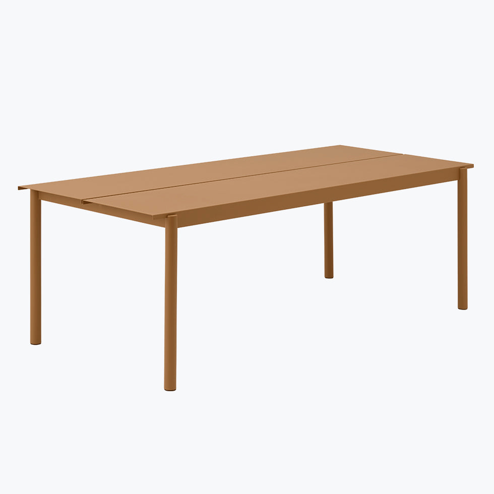 Linear Steel table de jardin 220 cm - Carré Lumière