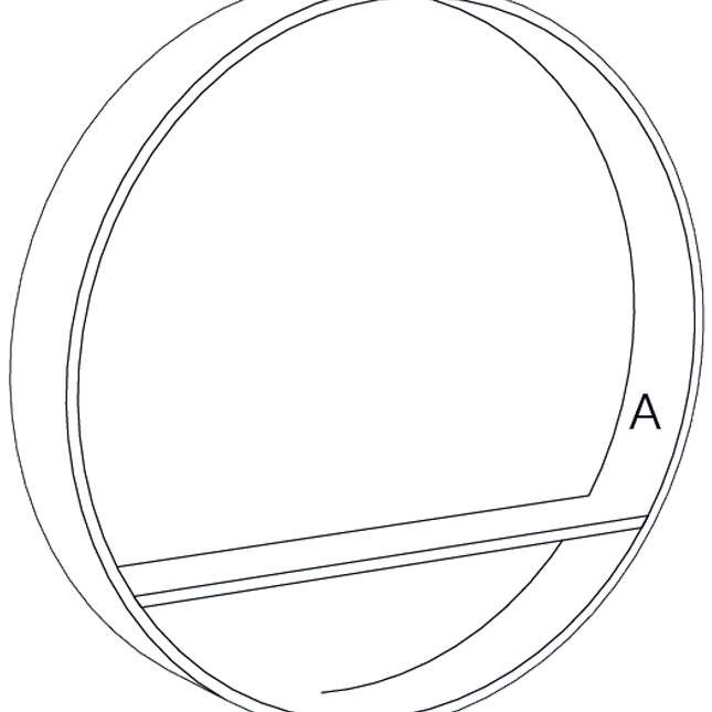 Miroir console 125 cm - Carré Lumière
