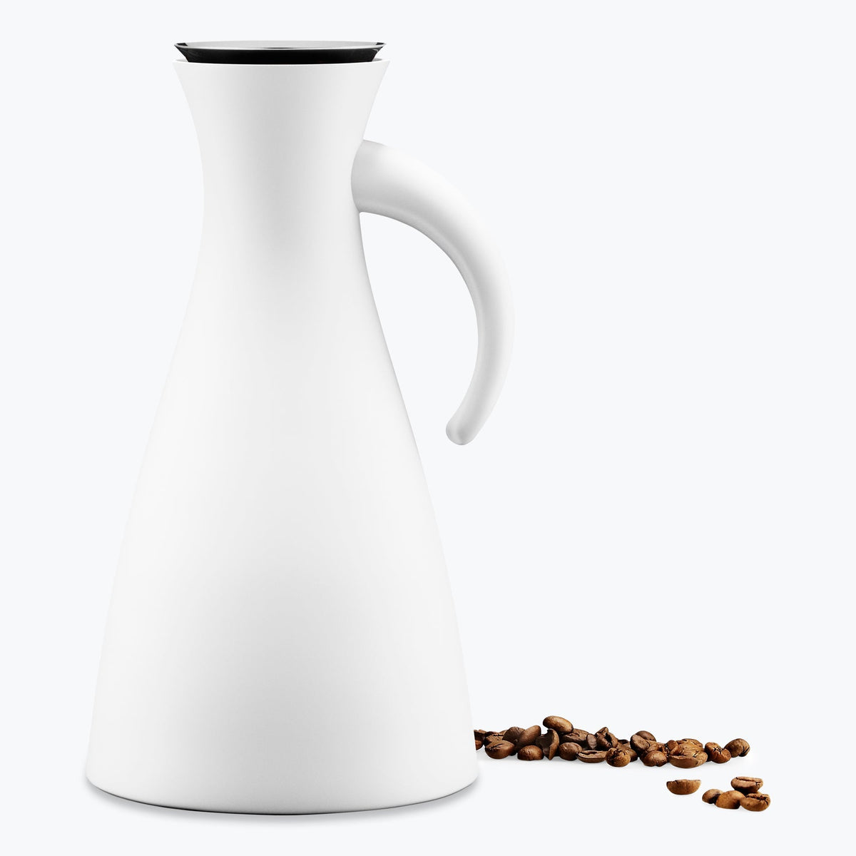 Eva Solo Pichet Isotherme 1L Crème Caramel – Anti-Goutte 100 %, Étanché Horizontal, Parfait Pique-Nique & Café