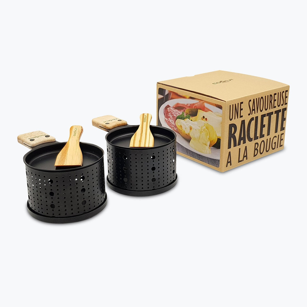 Duo Raclette à la bougie Lumi - Cookut (2 coloris) – I.D DECO